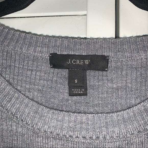 J. Crew Grey Small Soft Crew Neck Sweater - Picture 4 of 9